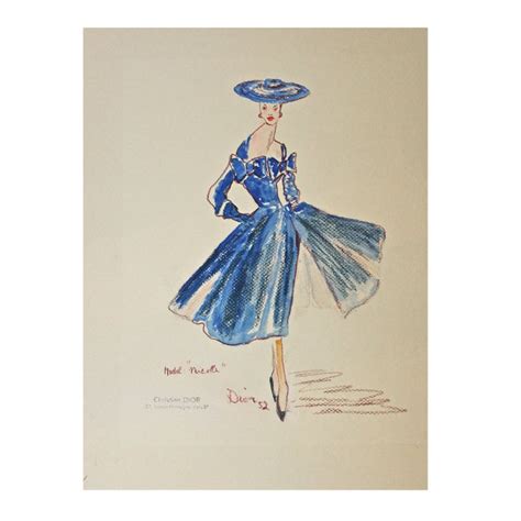 christian dior the new look collection|christian dior original sketches.